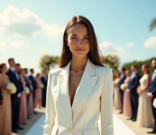 Pourquoi opter pour un tailleur blanc féminin lors d’un mariage : audace et raffinement