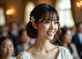 Coiffure carrée pour mariage : accessoirisez avec élégance